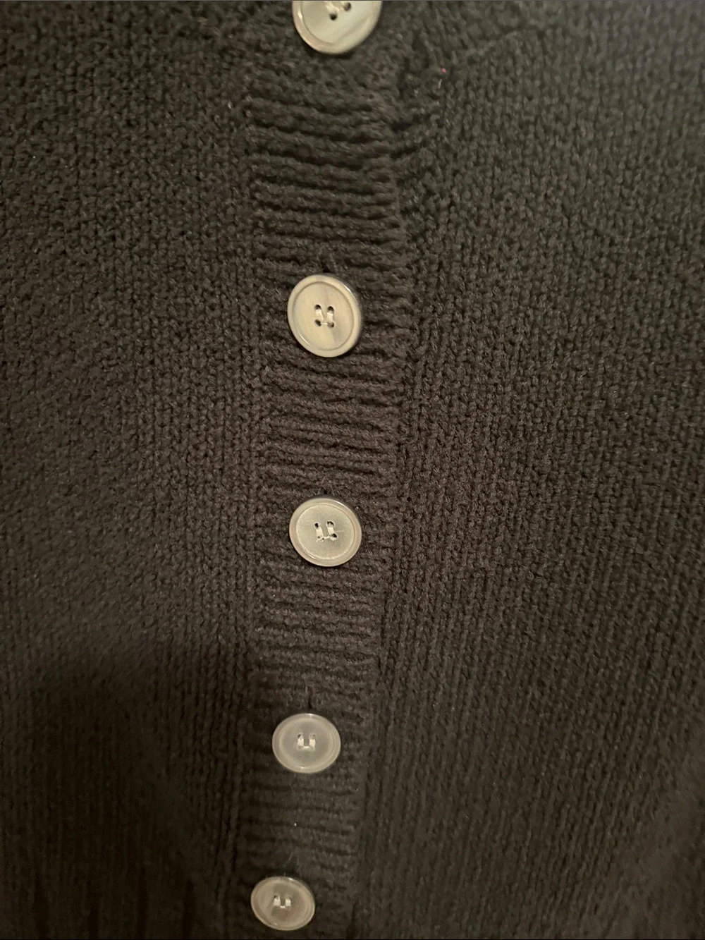 J. Crew Black Short-Sleeve Button-Up Cropped Cardigan